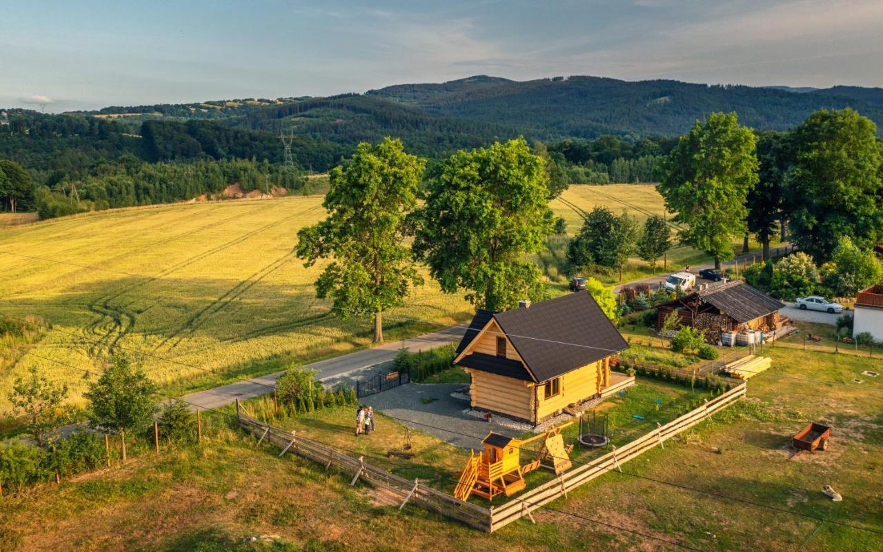 Sudecki Dym Z Kominkiem Kolo Karpacza. Agroturystyka Janowice Wielkie Bagian luar foto