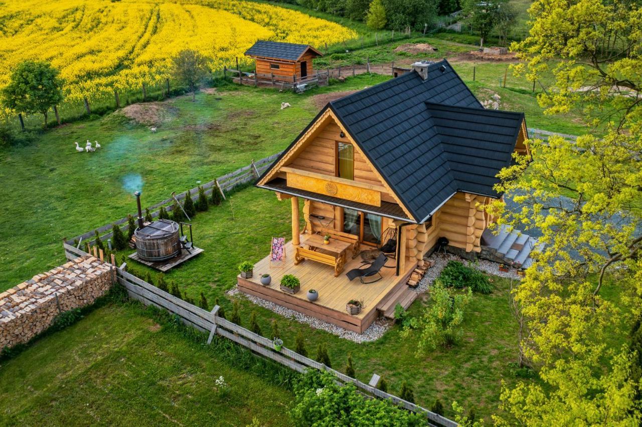 Sudecki Dym Z Kominkiem Kolo Karpacza. Agroturystyka Janowice Wielkie Bagian luar foto
