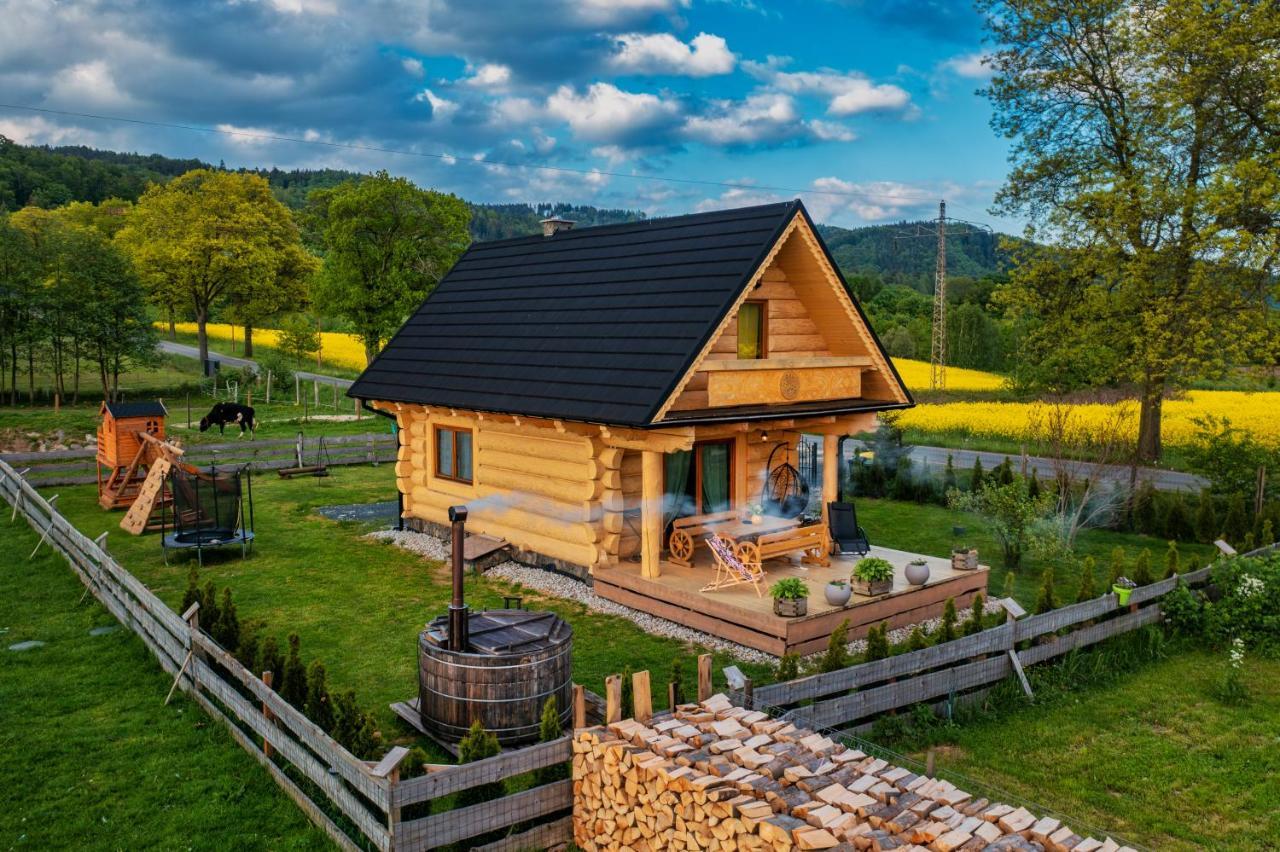Sudecki Dym Z Kominkiem Kolo Karpacza. Agroturystyka Janowice Wielkie Bagian luar foto