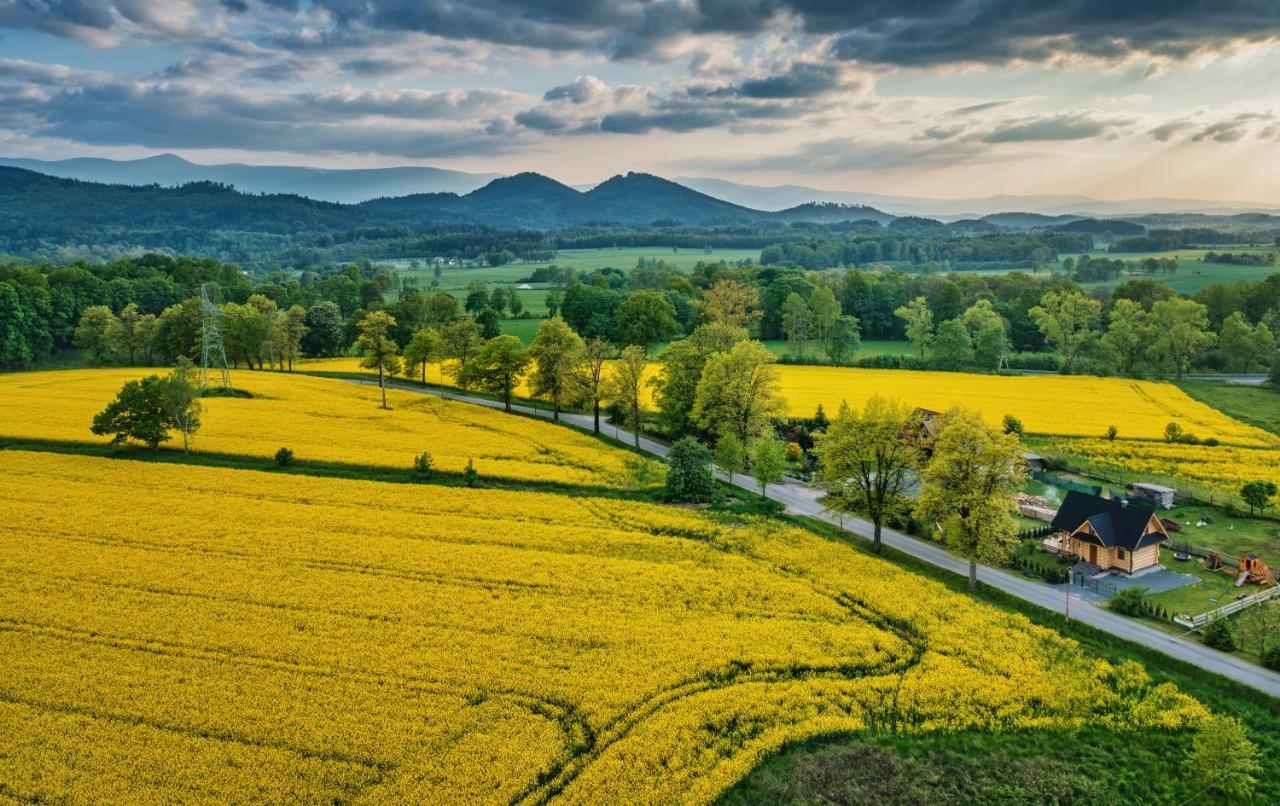 Sudecki Dym Z Kominkiem Kolo Karpacza. Agroturystyka Janowice Wielkie Bagian luar foto